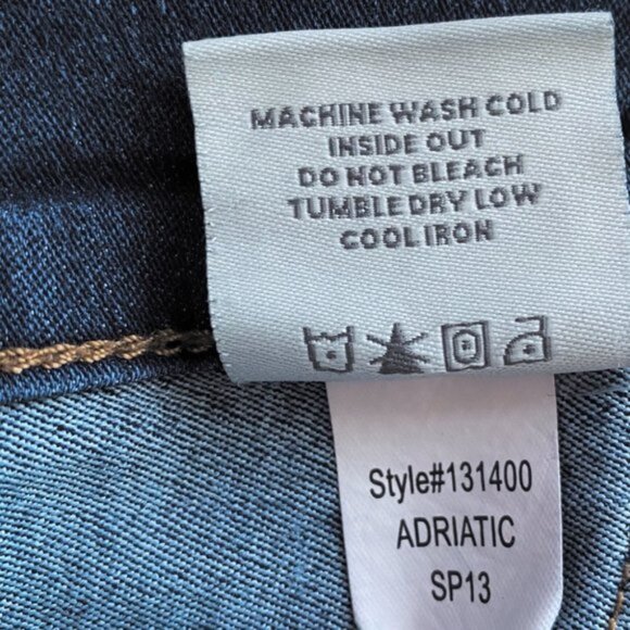 Henry & Belle Adriatic Cropped & Folded Skinny Jeans - Picture 9 of 10